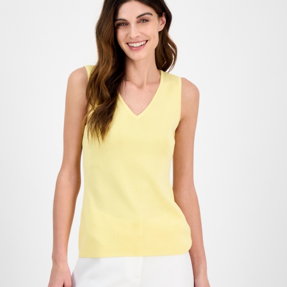 🌸Escada | Bright Cotton Nylon‎ Sleeveless Top 38